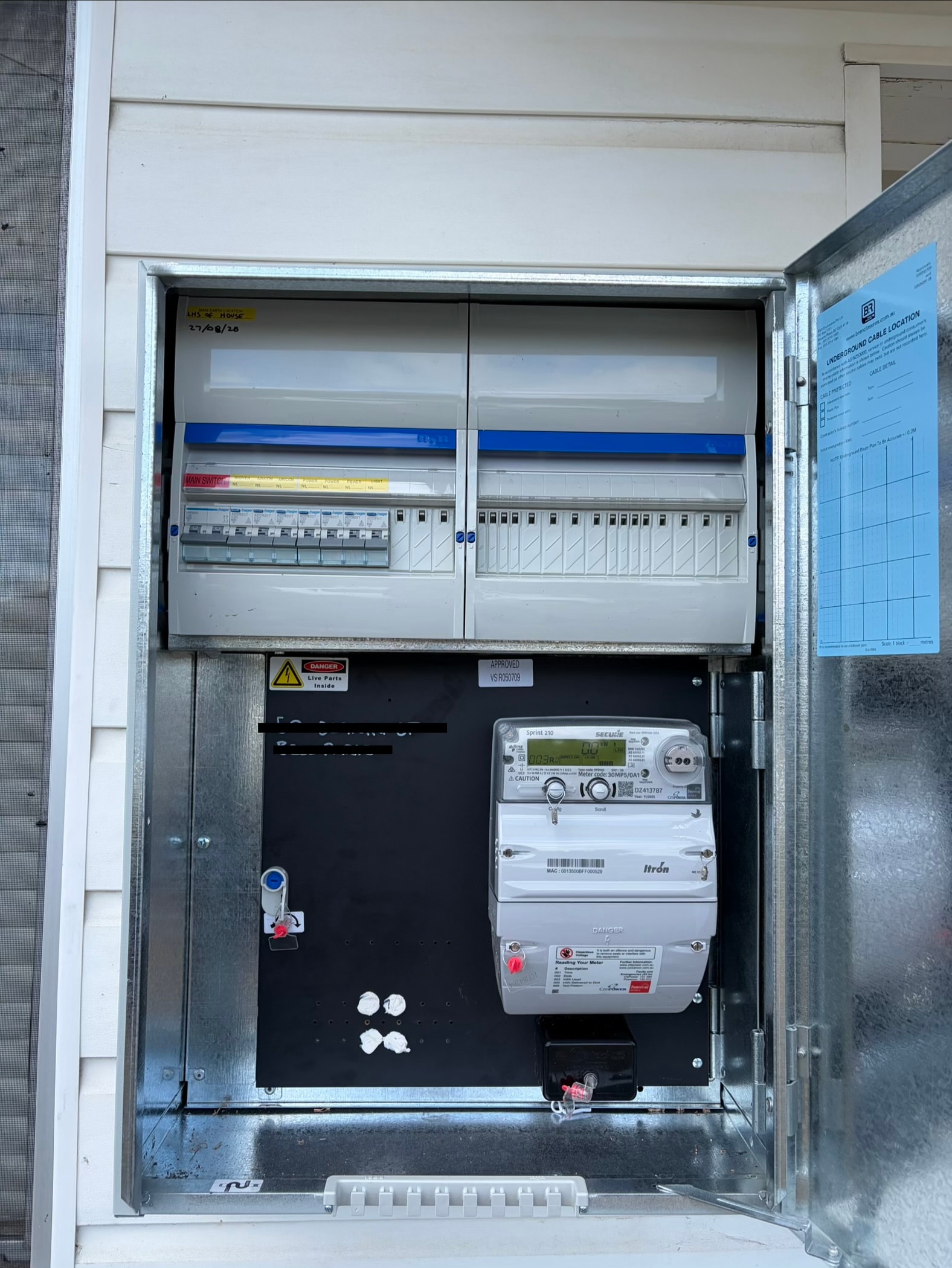 Switchboard wiring and terminations by OG Electrical Co.